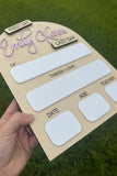 Personalized First & Last Day of School Sign