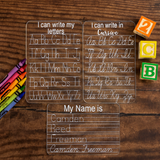 Acrylic Personalized Name Tracing Board