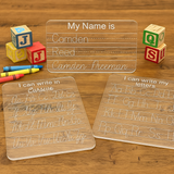 Acrylic Alphabet Tracing Board