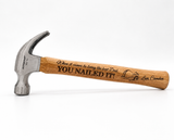 Personalized Engraved Hammer for Dad
