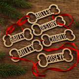 Personalized Dog Bone Ornament