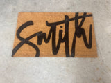 Custom Last Name Doormat