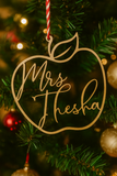 Personalized Teacher's Ornament