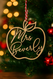 Personalized Teacher's Ornament
