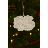 Personalized Child’s Drawing Christmas Ornament