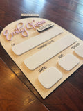 Personalized First & Last Day of School Sign