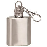 Custom Engraved 1 oz. Flask Keychain