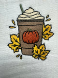 Pumpkin Spice Embroidered 1/4 Zip Sweatshirt