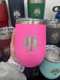 Custom Engraved 12 oz Polar Camel® Wine Tumbler