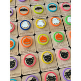 Halloween Playdough Trick or Treat Cards with  Stamps