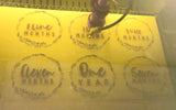 Floral Monthly Milestone Markers