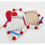 Personalized Valentine Word Search Cards