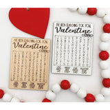 Personalized Valentine Word Search Cards