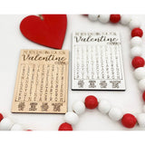 Personalized Valentine Word Search Cards