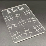 Acrylic Tic Tac Toe Board - Reusable Dry Erase Game