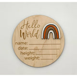 Boho Rainbow Monthly Milestone Markers