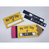 Interchangeable First & Last Day of School Sign | Personalized Pencil School Picture Prop
