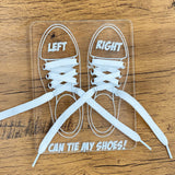 Acrylic “I Can Tie My Shoes!” Dry Erase Learning Board