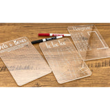Acrylic Dots and Boxes Game Board - Reusable Dry Erase Travel Game