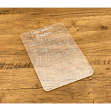 Cursive Tracing Board – Acrylic Dry Erase Learning Tool