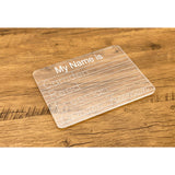 Acrylic Personalized Name Tracing Board