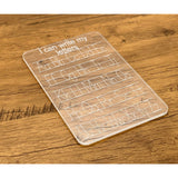 Acrylic Alphabet Tracing Board