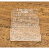 Acrylic Alphabet Tracing Board
