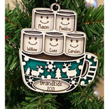 Personalized Hot Cocoa Mug Christmas Ornament