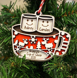 Personalized Hot Cocoa Mug Christmas Ornament