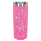 Custom Engraved 22 oz Polar Camel® Skinny Tumbler