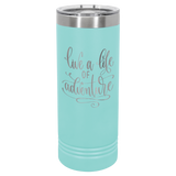 Custom Engraved 22 oz Polar Camel® Skinny Tumbler