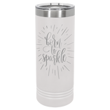 Custom Engraved 22 oz Polar Camel® Skinny Tumbler