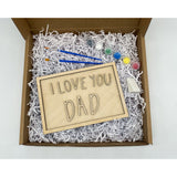 DIY I Love You Dad Paint Kit